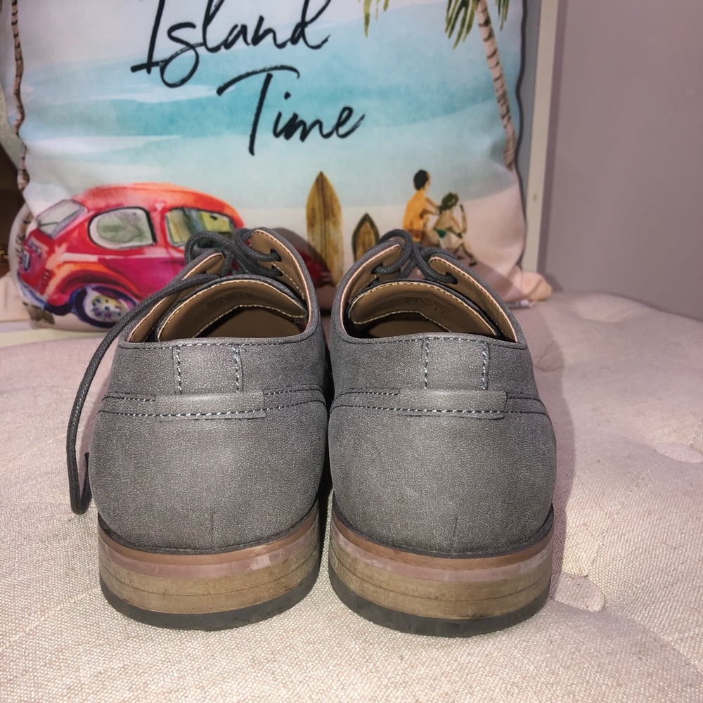 Hawker Rye Grey Suede Oxford Shoes Size 9 Excellent Condition - Picture 3 of 8